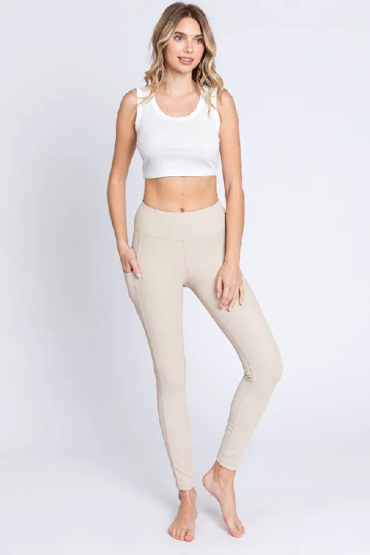 beige-ribbed-maternity-active-leggings