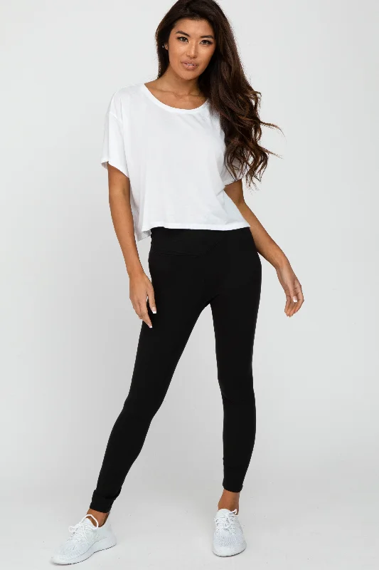 black-v-waist-maternity-leggings