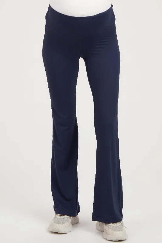 navy-maternity-flared-leggings