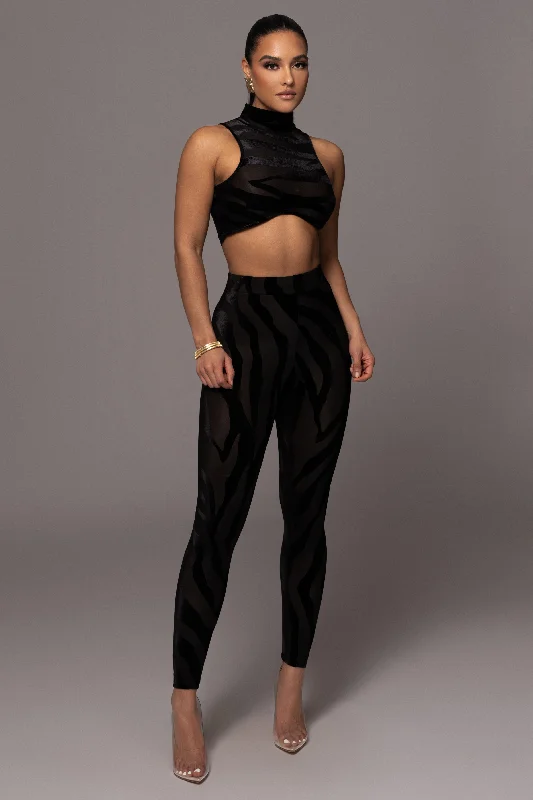 Noir Taking Charge Leggings