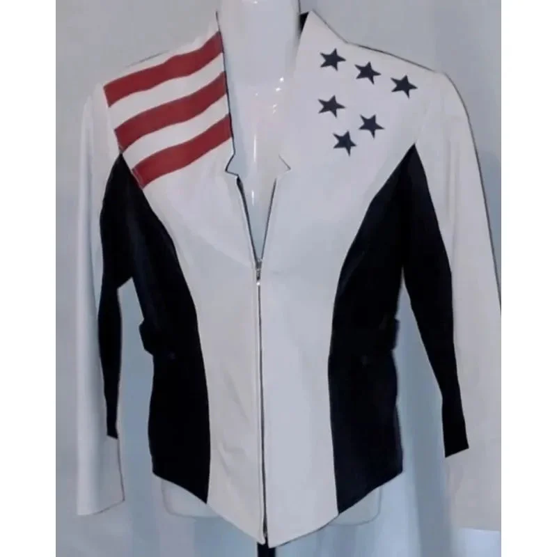 American Flag USA Moto Jacket