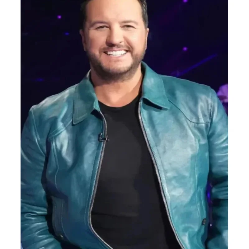 American Idol Luke Bryan Blue Jacket