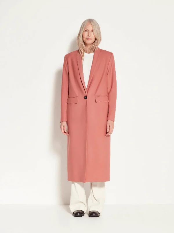 Juliette Hogan Morgan Coat (Rosewood Twill) - Rosey