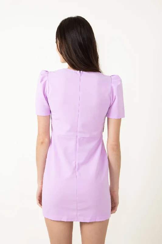 Hyfve Sweetheart Neckline Dress for Women in Purple | HF23F507-LAVENDER