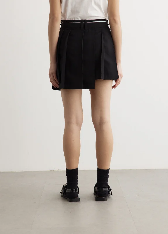 Ipleat Mini Skirt