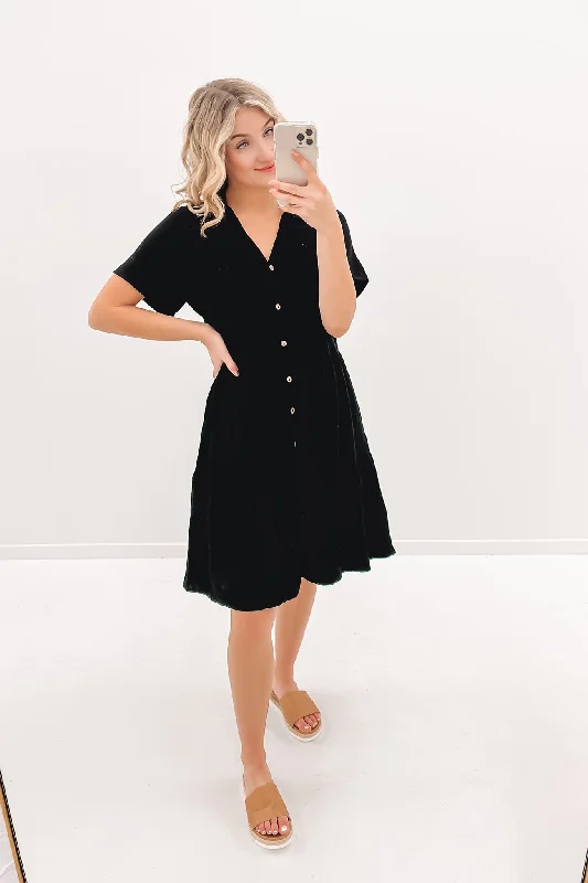 Little Paradise Mini Dress Black