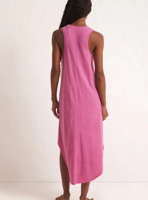 Z Supply: Reverie Slub Dress-Heartbreaker Pink