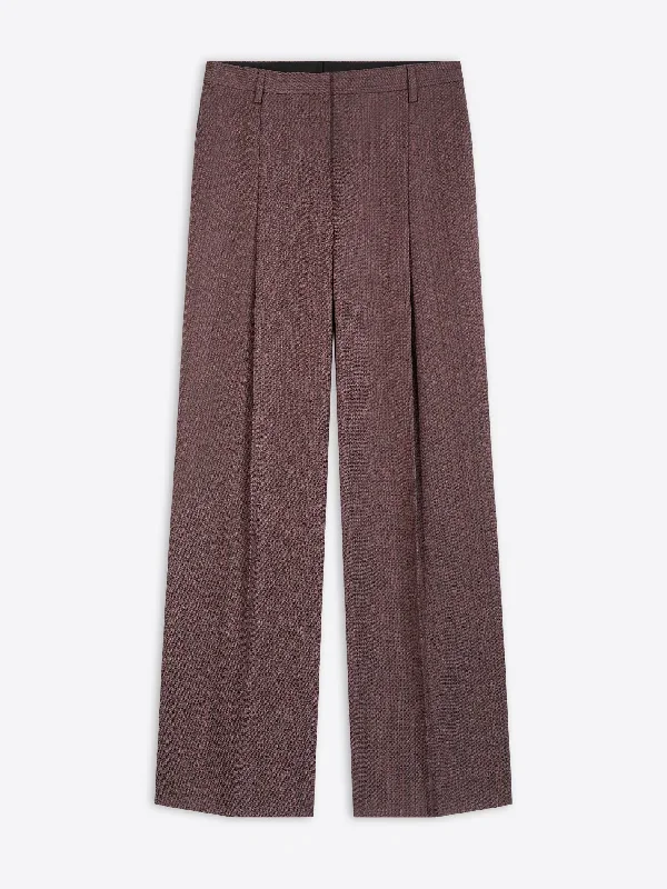 Pleated pants