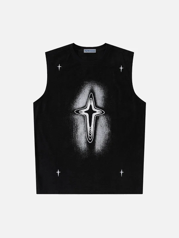 Aelfric Eden Embroidery Star Tank Top