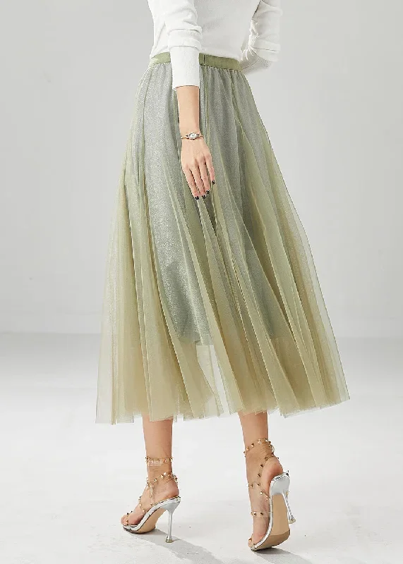 art-green-exra-large-hem-tulle-skirt-summer