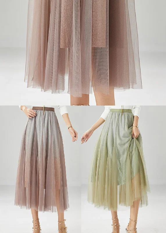 art-green-exra-large-hem-tulle-skirt-summer