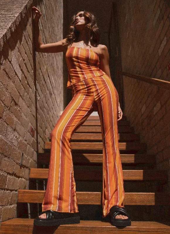 Catching Last Light Pants - Golden Hour Stripe