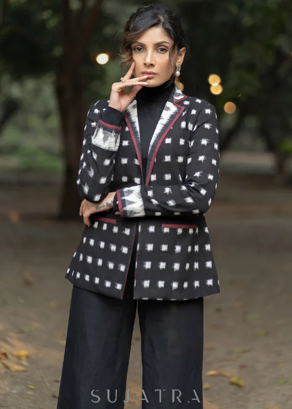 classic-black-polka-dot-cotton-formal-blazer-with-optional-pant