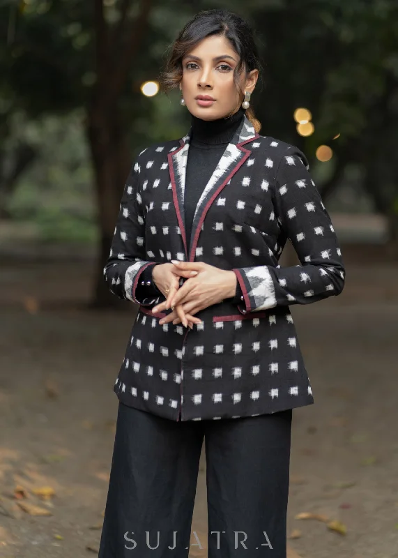 classic-black-polka-dot-cotton-formal-blazer-with-optional-pant