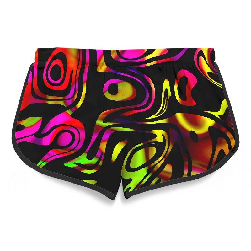 color-evolution-womens-retro-shorts