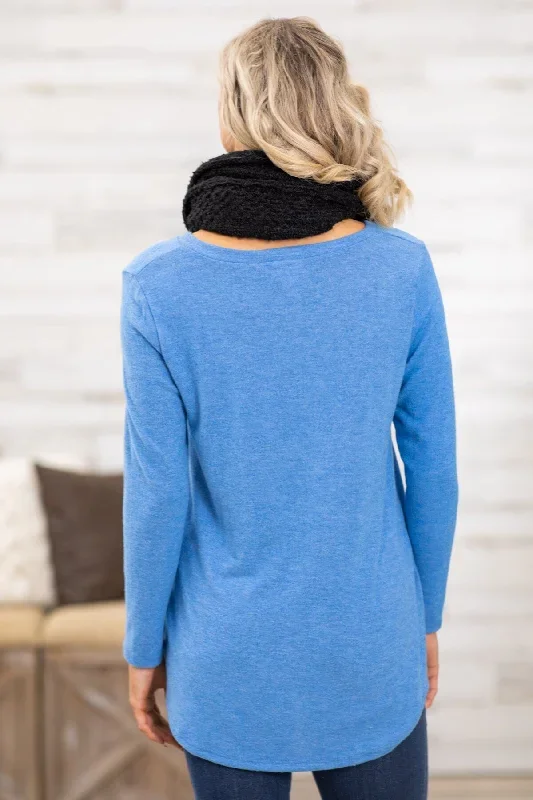 cornflower-top-and-black-infinity-scarf-bundle