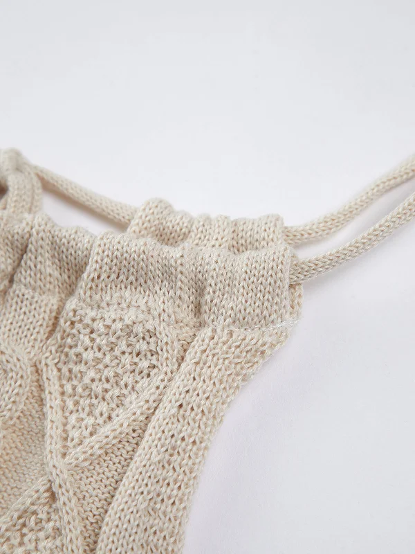 drawstring-open-back-cable-knit-halter-top