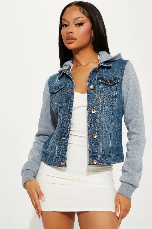 His Name Was Tustin Denim Jacket - Medium Wash