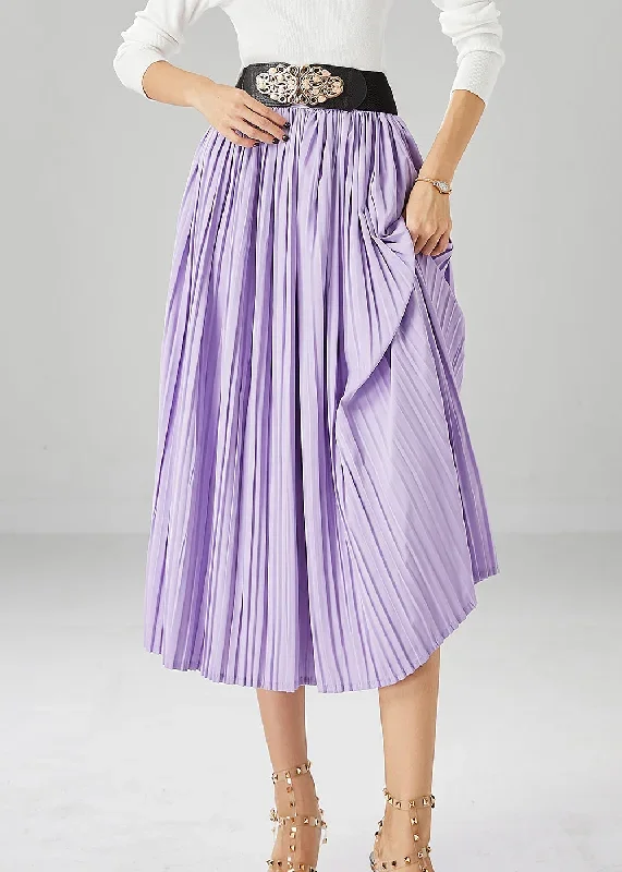 italian-purple-exra-large-hem-chiffon-pleated-skirt-fall