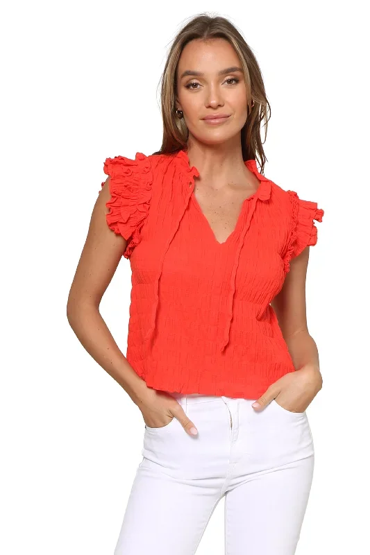 Margot Ruffled Top