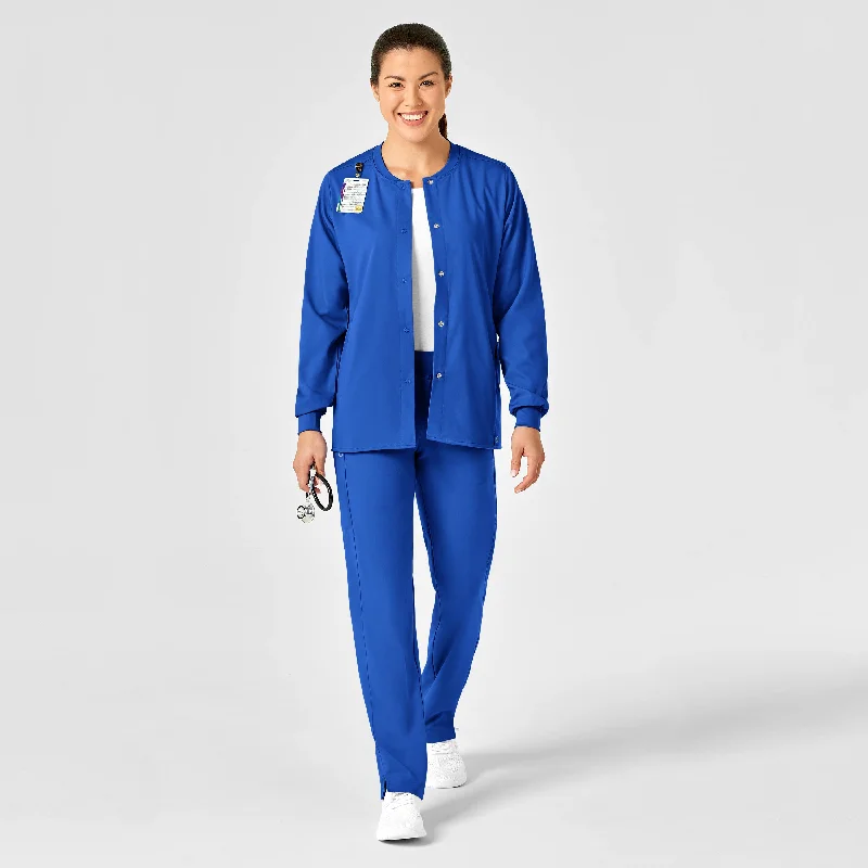 pro-womens-snap-front-scrub-jacket-royal