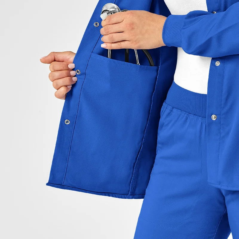 pro-womens-snap-front-scrub-jacket-royal