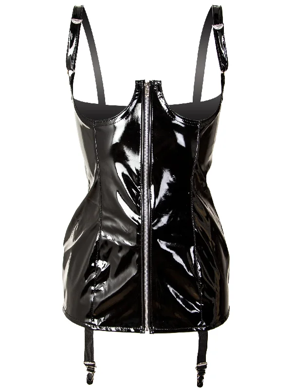 PVC Underbust Zipped Basque