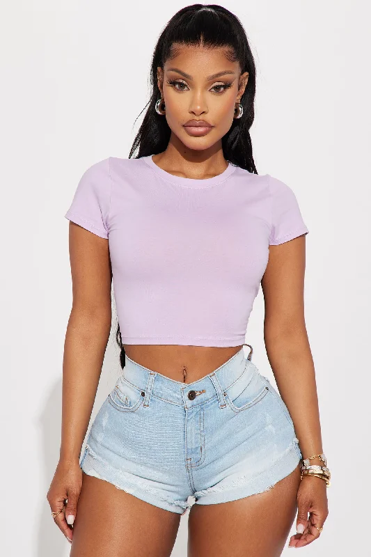 Robin Crop Top - Lavender