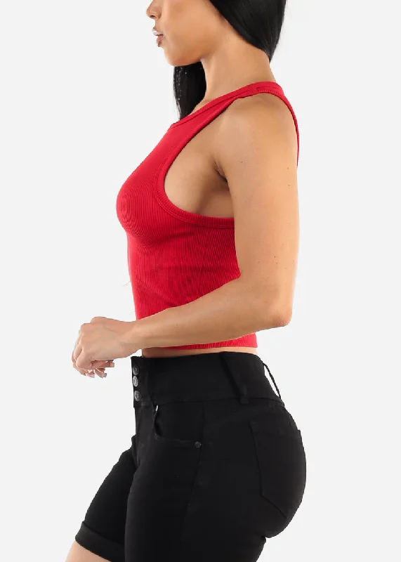 sleeveless-seamless-ribbed-crop-top-red-75551red