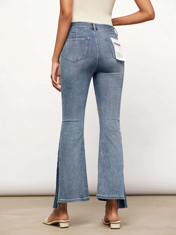 spliced-flare-jeans