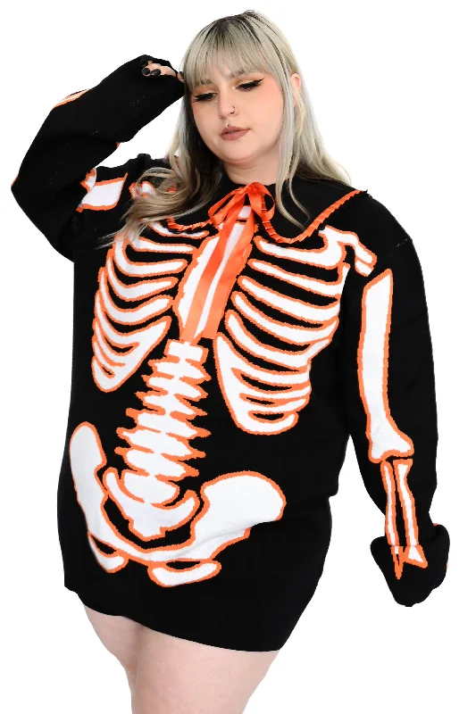 spooky-scary-skeleton-sweater-black-orange-glow