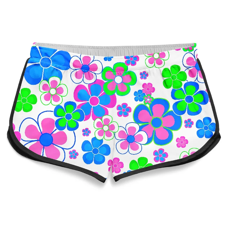 Spring in Bloom Women's Retro Shorts