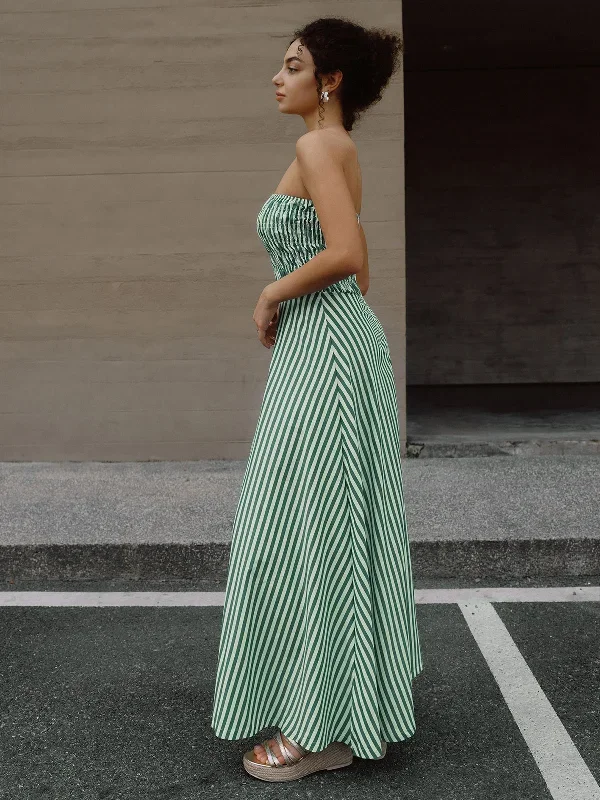 striped-tube-long-dress