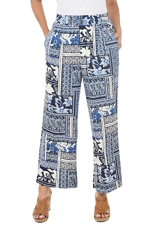 Sonia Bandana Pull-On Palazzo Pant