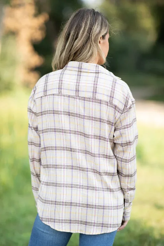 tan-and-taupe-plaid-button-up-top