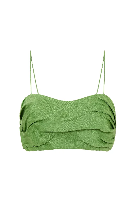 thea-draped-twist-crop-top-fern-green