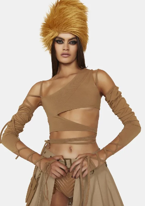 Through The Storm Cut-Out Crop Top