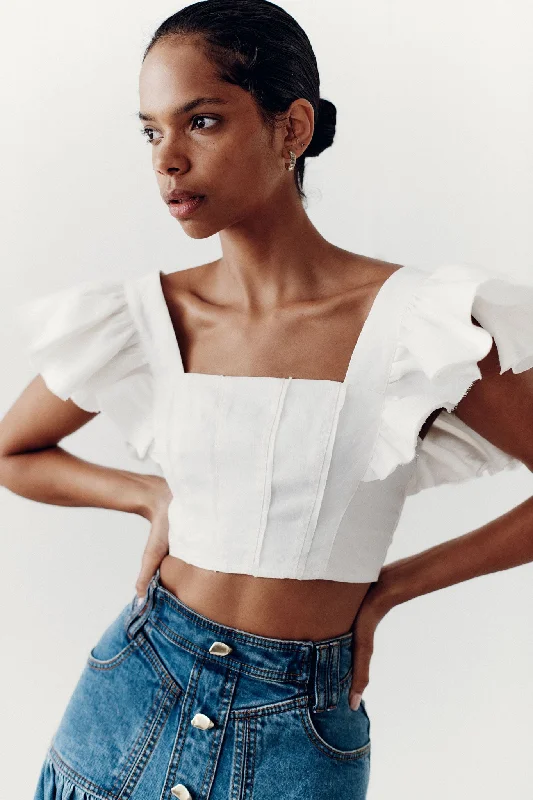 vanades-frill-crop-top-ivory