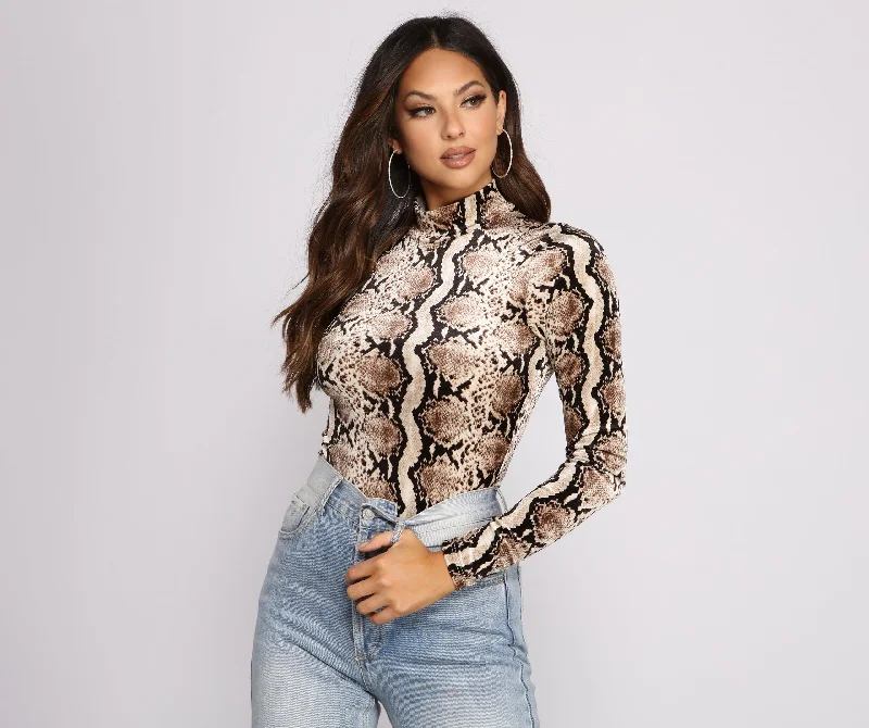 velvet-snake-print-mock-neck-bodysuit-060012954902