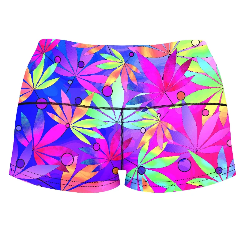 whimsical-weed-high-waisted-womens-shorts