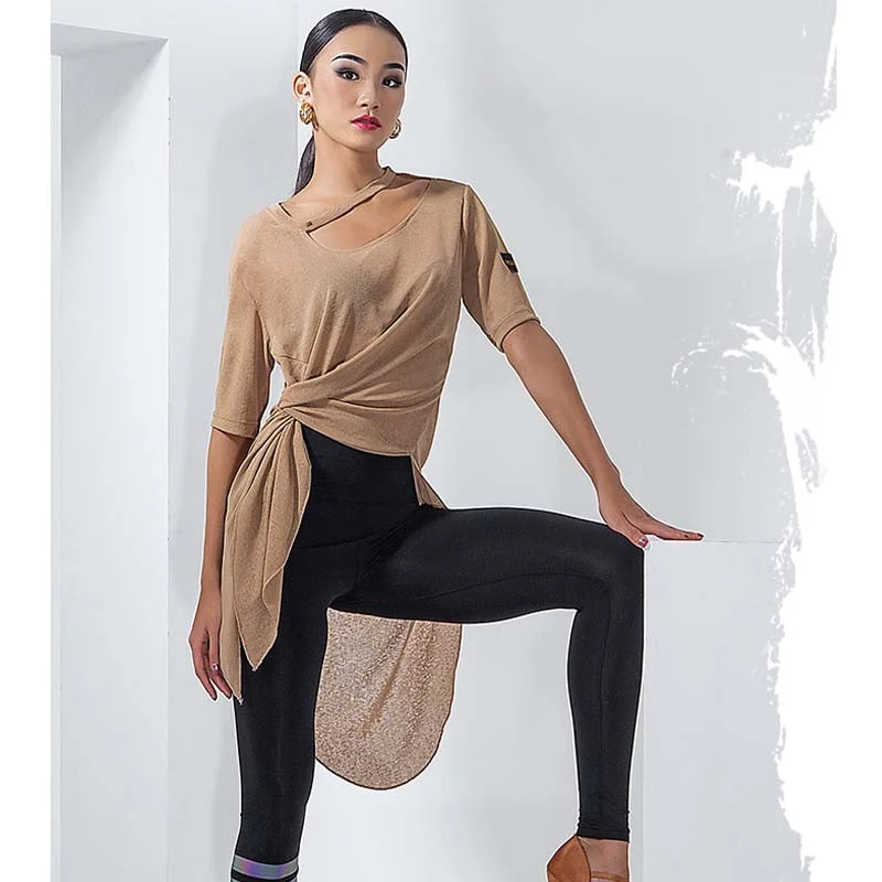 wjj-latin-dance-jacket-womens-2023-new-irregular-collar-staggered-kink-loose-national-standard-acrobatic-clothes