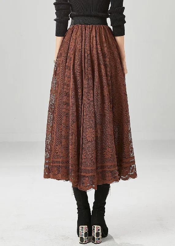 women-coffee-hollow-out-exra-large-hem-lace-skirts-fall