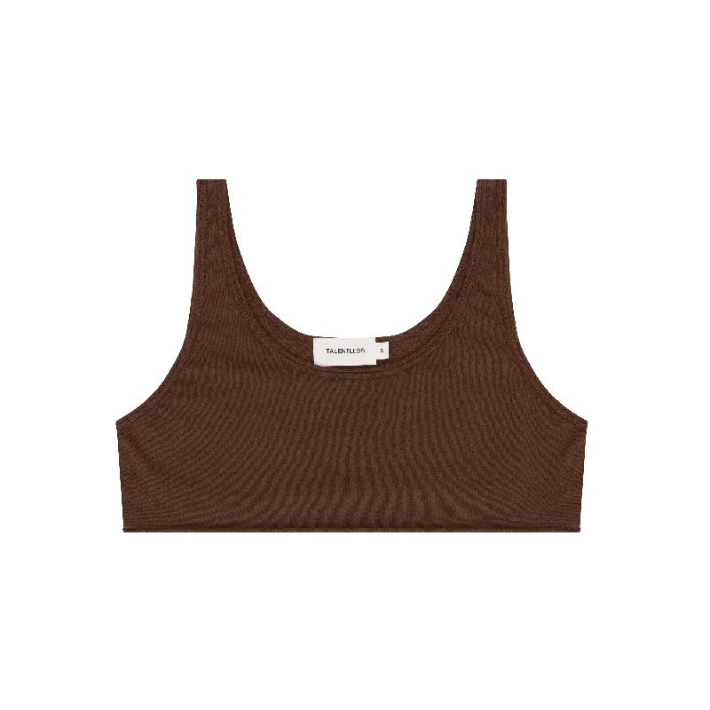 WOMENS CROP RAW HEM TANK